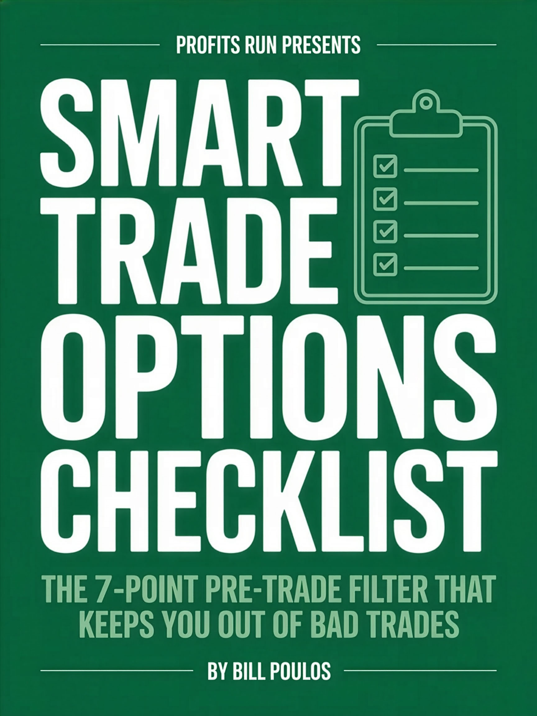 Smart Trade Options Checklist